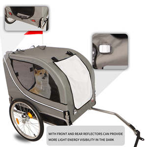 Nuevos diseños ampliamente utilizado multifunción camping remolque perro mascota bicicletas remolque - Product Image 4