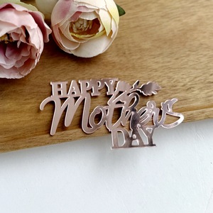 ท็อปเปอร์เค้กอะคริลิคตกแต่งเค้กวันแม่ ลายฮันนี่แอนด์สวีทเนสแฮปปี้มอเธอร์สเดย์ สไตล์อินส์ - Product Image 5