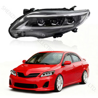 Ensamblaje de Faros Delanteros LED para Auto SINDAR, Accesorios de Lámparas Delanteras Modificadas para Toyota Corolla 2010 2011 2012 2013 al por Mayor