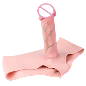 Best Selling <b>Harness</b> Dildo 8 Inches Hollow Strap on Dildos for Men Dildo Pants With Silicone Material - Product Image 2