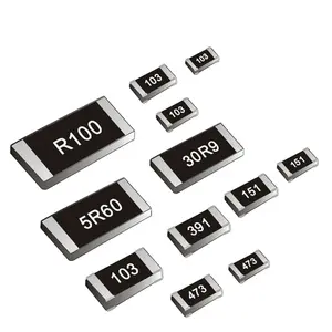 Resistencia 1/8W 1/4W 1K, 10K, 100, K 1M resistencias 0,1 1 10 100 ohm 1% de 5% de película gruesa SMD 0805 de la resistencia