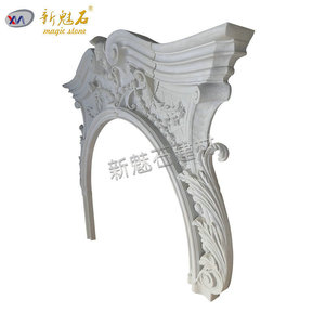 Nouvelles colonnes de balcon en pierre magique GRC, style européen, composants décoratifs pour entrée de bâtiment extérieur XMS - Product Image 5