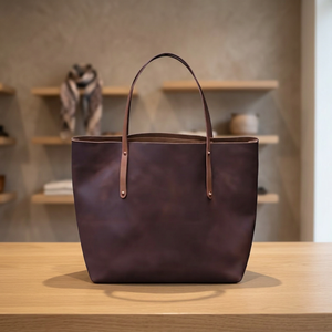 Sac à main décontracté en cuir véritable, écologique, imperméable, avec fermeture éclair, personnalisable, de luxe, antivol, avec bandoulière, 3L+ - Product Image 5