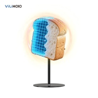 Écran d'affichage ultra clair de 42cm pour publicité extérieure Boîte à lumière 384 perles LED Ventilateur d'hologramme Support de projecteur 3D Signalisation numérique OEM