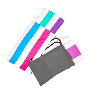 Serviettes de plage imprimées en microfibre respirantes carrées à séchage rapide personnalisées en gros - Product Image 6