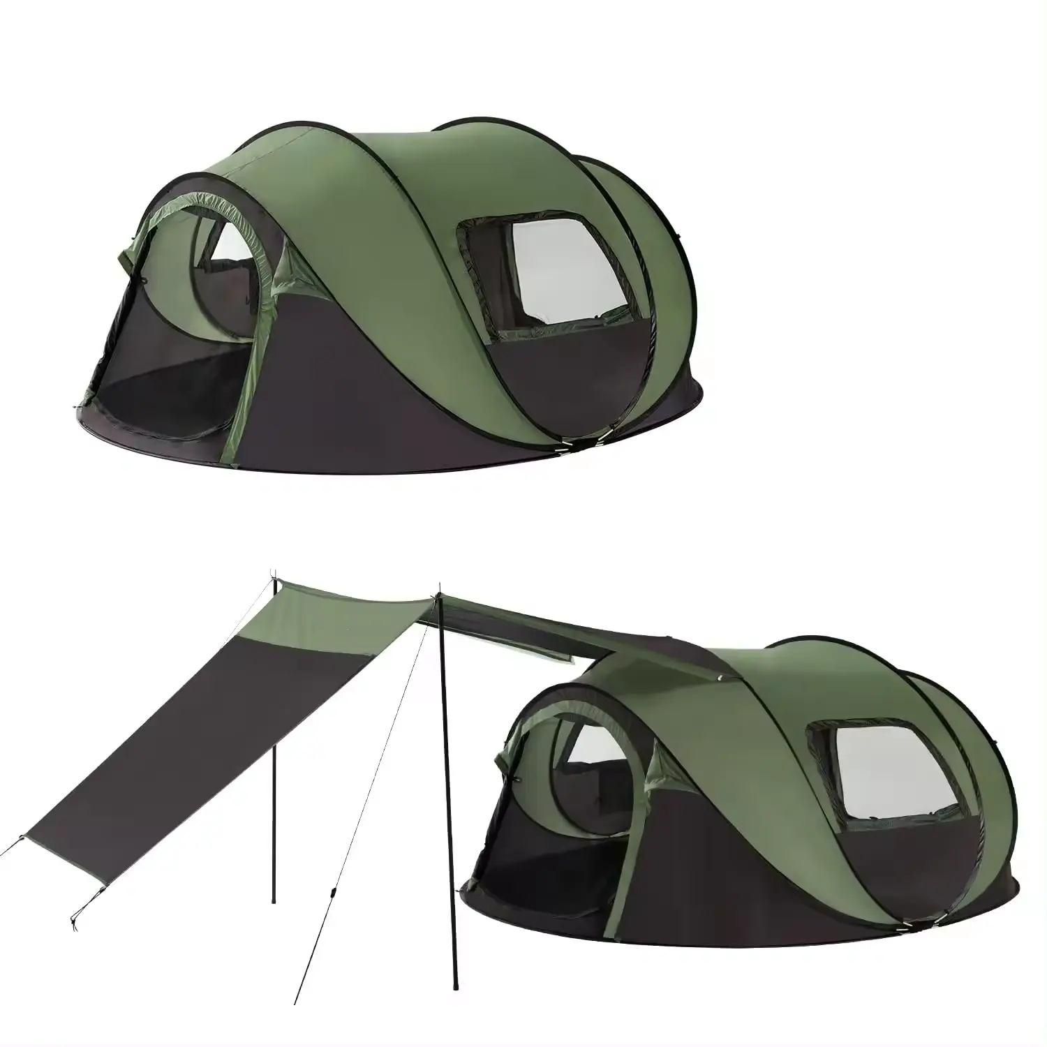 Tentes de camping Easy Boat à configuration automatique personnalisées en usine Tentes de voyage pour la famille Tente pop-up instantanée pour le camping