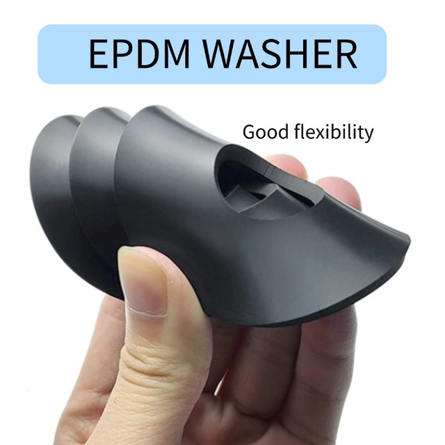 High-Temperature Resistant EPDM Silicone Fluorine Rubber Processing NBR Shock Absorbing Seal Ring for Flat Pad Rubber Gasket