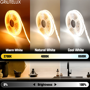 Bande lumineuse LED COB à courant constant durable, sans chute de tension, flexible et linéaire pour l'éclairage décoratif intérieur commercial - Product Image 5