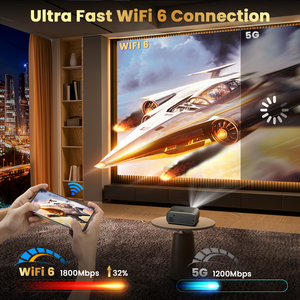 2025 New <span class=keywords><strong>Hot</strong></span> Bán 1080P HD chiếu với Built-in loa cho rạp hát tại nhà chơi game & Ngoài trời phim - Product Image 4