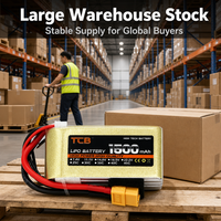 Batterie LiPo RC améliorée TCB 1500mAh 2S-6S 8S 7.4V-29.6V 25C 35C pour drone FPV, avion RC, voiture RC – Vente en gros, directement de l'usine