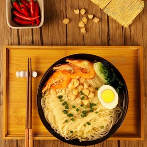 บะหมี่แบบไม่ทอดแบบจีนดั้งเดิมบะหมี่เอเชียคุณภาพสูงบะหมี่กุ้งไข่ปลา - Product Image 3
