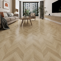 Revêtement de sol en vinyle Chevron moderne, imperméable, antidérapant, 5 mm, 6 mm, revêtement de sol SPC pour usage commercial