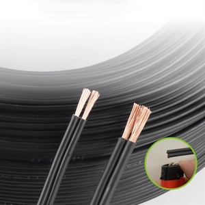 Cable de luz de jardín Figura 8 Cable de alimentación Zip negro Cable de alimentación - Product Image 3
