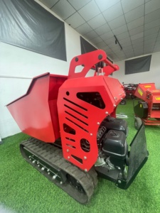 Minidumper Hidráulico de Gasolina de Cuatro Ruedas de Acero Industrial Chino 2026 con Certificación CE EPA, 500 kg, con Cargador y <span class=keywords><strong>Barrow</strong></span> de Ruedas Oruga - Product Image 4