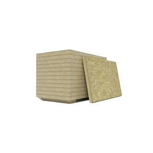 Isolation thermique <span class=keywords><strong>ignifuge</strong></span> acoustique 100 mm, panneau rigide en laine de roche pour toiture et murs extérieurs modernes - Product Image 1