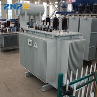 Transformateurs immergés dans l'huile, transformateur de puissance ONAN, refroidissement Dyn11, groupe vectoriel 220V 415V 300KVA 500KVA 750KVA 1000KVA 1250KVA.