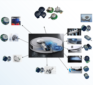 Usine personnalisée 14.4V 2.4A 20700rpm 4Kpa moteur à courant continu sans balais à grande vitesse avec coque d'<span class=keywords><strong>escargot</strong></span> pour robot <span class=keywords><strong>aspirateur</strong></span> - Product Image 6