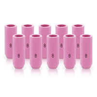 Pièces de rechange pour pistolet de soudage à l'arc argon buse en céramique 500A pour torche de soudage tig wp17/18/26