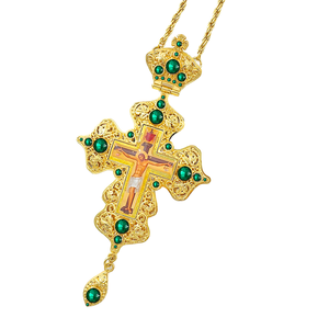 2025 grec <span class=keywords><strong>orthodoxe</strong></span> jésus 18K or croix pectorale collier perle alliage morceau chaîne religieux métal cadeau spirituel pour <span class=keywords><strong>orthodoxe</strong></span> - Product Image 1