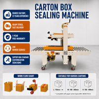 Machine automatique de scellage de boîtes en carton ondulé avec ruban adhésif