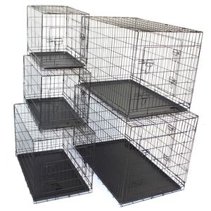 Vente en gros de cages en métal de haute qualité Cages pour animaux de compagnie Cages pour chiens portables extérieures robustes et durables avec support de plateau - Product Image 3