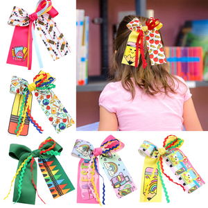 Oferta Especial: Lazos para el Cabello con Diseño de Manzana para Niñas, Ideales para la Vuelta al Cole, Accesorios Escolares Lindos para Estudiantes - Product Image 1