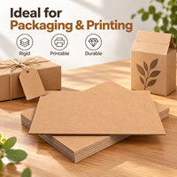 Direkt vom Hersteller: Steife Doppelseitige Duplex-Kraftpapierbögen in Maßanfertigung für Geschenkboxen, Offsetdruck und Verpackungen