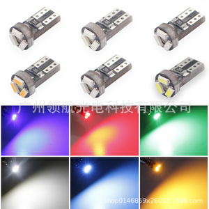 Car LED instrument <b>panel</b> <b>lights</b>, indicator <b>lights</b>, dashboard <b>lights</b>, center console <b>lights</b>, T5 3SMD 3014 12V - Product Image 5