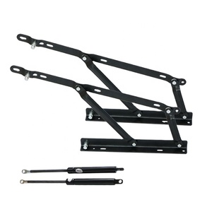 WINSTAR Aufbewahrung möbel Scharnier Metall Schwarz Klapp sofa Hebe mechanismus für Bett beschläge - Product Image 1