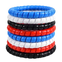 Tuyau spiralé industriel en polypropylène/PVC découpé sur mesure de haute qualité, résistant aux acides et aux huiles, avec gaine de protection noire et couvercle de vis renforcé