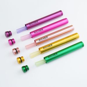 Venta al por mayor de accesorios para fumar tubo de aluminio metálico tubos personalizados tubo para cigarrillos a prueba de olores - Product Image 4