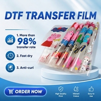 Transferts DTF lavables, autocollants DTF, autocollants de transfert thermique en plastisol, impression de motifs, transferts à repasser pour vêtements