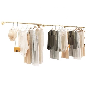 Perchero de <span class=keywords><strong>pared</strong></span> desmontable de alta resistencia <span class=keywords><strong>para</strong></span> <span class=keywords><strong>ropa</strong></span>, ideal <span class=keywords><strong>para</strong></span> boutiques y exhibición de prendas, que ahorra espacio. - Product Image 1