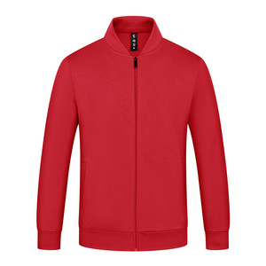 Sweat-shirt zippé en coton Tencel uni, col baseball, coupe ajustée, personnalisable avec logo, idéal pour les restaurants et les barbecues. - Product Image 2