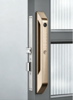 Cerradura Inteligente para Puerta de Casa con Huella Dactilar de Aleación de Aluminio, Cerraduras Inteligentes con Tarjeta de Proximidad Resistentes al Agua y Convenientes con APP