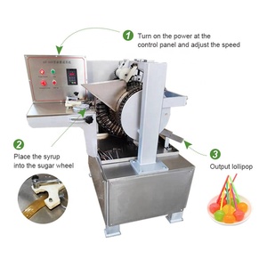 Dây Chuyền Sản Xuất Kẹo Mút Nhỏ Hình Quả Cầu Dẹt Tròn Máy Làm Kẹo Mút Cứng Từ Nhà - Product Image 5