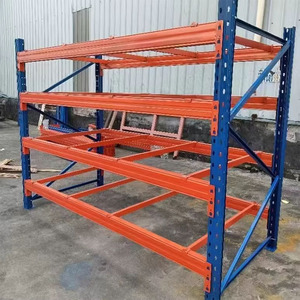 أرفف معدنية شديدة التحمل بسعة تحميل مخصصة ، أرفف بمستودع ، أرفف نظام أرفف تخزين ، وحدات أرفف - Product Image 4