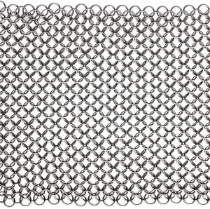 <span class=keywords><strong>Maille</strong></span> de chaîne en acier inoxydable de qualité supérieure de 2 mm - Éponge à récurer robuste pour cuisine et barbecue - Product Image 6