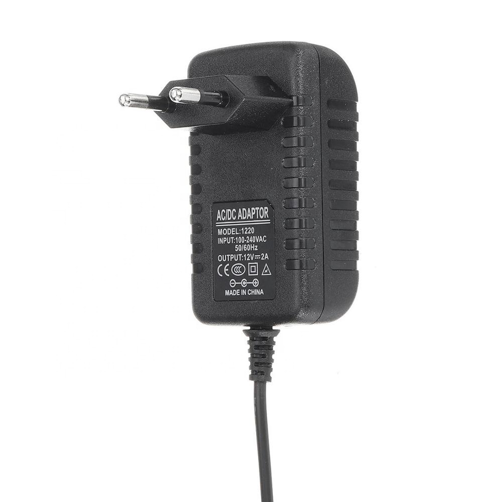 Заводская цена, 12 В, 2 А, 2 А, универсальные светодиодные ленты переменного/постоянного тока, адаптер для камеры, настенное крепление, импульсный источник питания