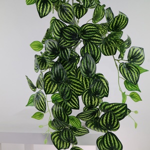 Vigne de pastèque artificielle réaliste suspendue, 85 cm, plante artificielle en plastique pour la décoration de la cuisine, de la maison et du jardin - Product Image 4