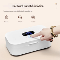 Stérilisateur d'outils à ongles sans fil rechargeable en plastique, boîte de stérilisation portable pour pincettes de manucure, ciseaux de tatouage