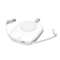 Chargeur sans fil magnétique ultra-mince, capacité 10 000 mAh, charge rapide 20W/15W, batterie Li-polymère pour téléphones mobiles intelligents