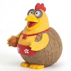 Figura de Pollo con Coco, Regalo Novedoso de Plástico, Recuerdo Personalizado de Turismo Cultural - Product Image 5