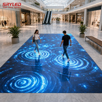 Schermo LED Interattivo per Pavimento OEM/ODM ad Alta Capacità di Carico IP65 P3.91 per Centri Commerciali, Mostre, Sfilate di Moda, Display LED per Interni
