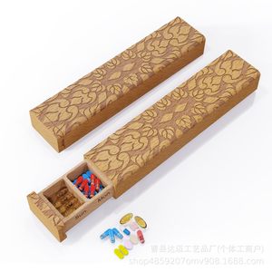 กล่องใส่ยาไม้แบบ 7 วัน พร้อมช่องจัดเก็บยาและวิตามินสำหรับการเดินทาง - Product Image 1