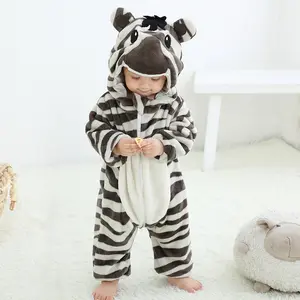 Tcxw022418 Groothandel Jumpsuits Baby Meisjes Jongens Cosplay Kostuums Winter Dier Pasgeboren Baby Rompertjes Met Rits Aan De Voorkant