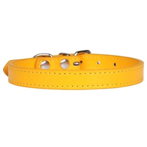 Groothandel Eco-vriendelijke PU Lederen Hondentuig Verstelbaar Effen Kleur Metalen Gesp 16 Kleuren Beschikbaar voor Kleine Honden Katten Huisdieren - Product Image 4