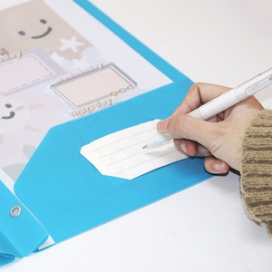Cartella personalizzata <span class=keywords><strong>A4</strong></span> Pp in plastica per la presentazione del portafoglio di documenti in laminato 2 cartella di <span class=keywords><strong>File</strong></span> tascabile con 3 punte - Product Image 3