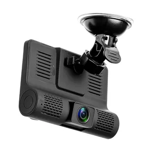 Hot Sale Multi言語Car Black Box 4 Inch IPS LCD Screen 3 Lens Car DVR FHD 1080P Vehicle Driving Recorder Car Camera