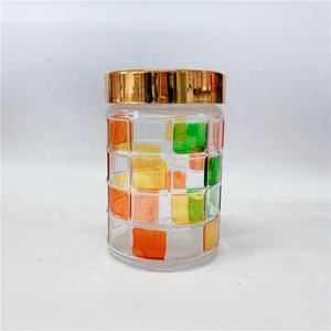 El boyalı cam depolama saklama kavanozları ev dekorasyon için - Product Image 4